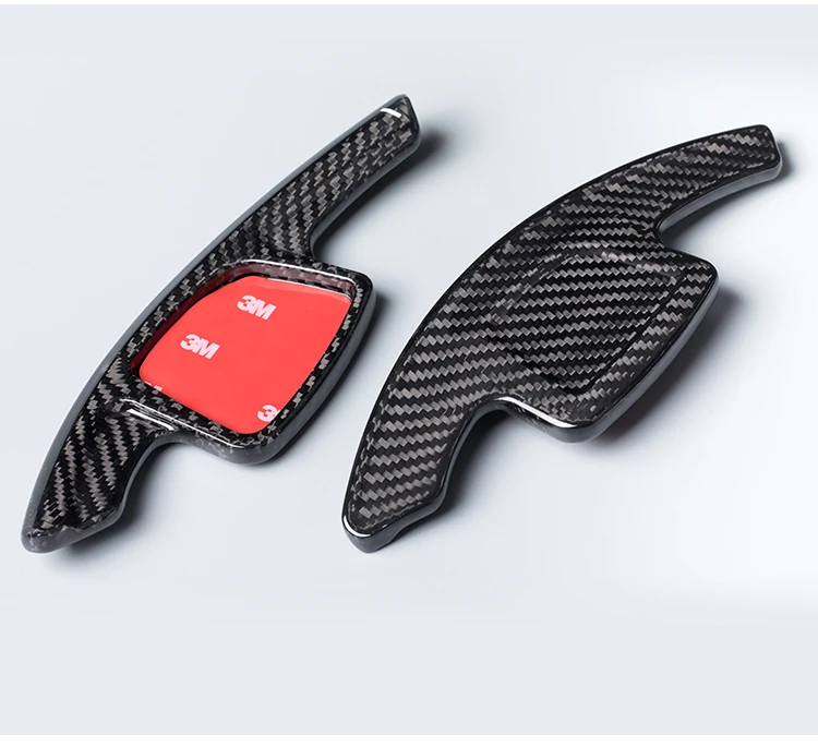 T-carbon Steering Paddle Shifter For Audi A3 A4 A6 A7 C8 A8 D5 E-tron Car Shift Paddle Shifter Gear Accessories
