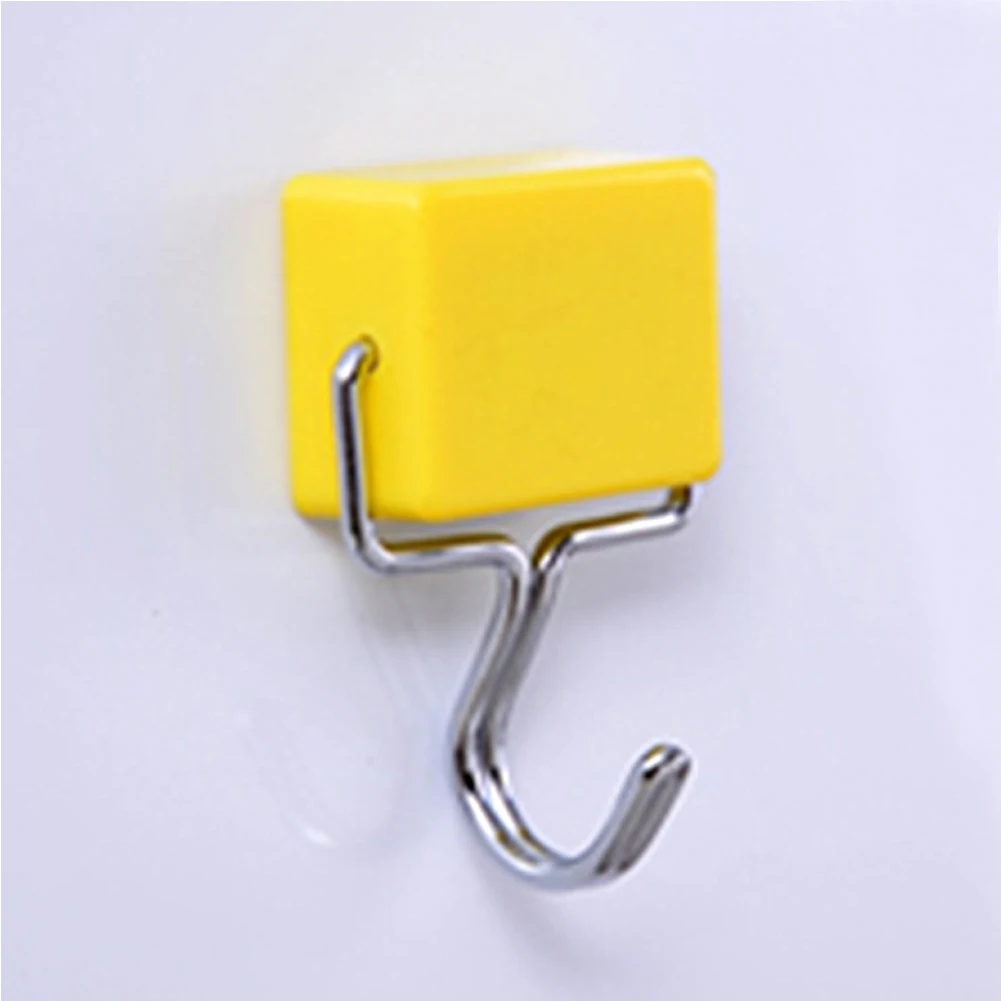 1,38 ”* 1,06” сильные магнитные крючки для школы - Цвет: Yellow