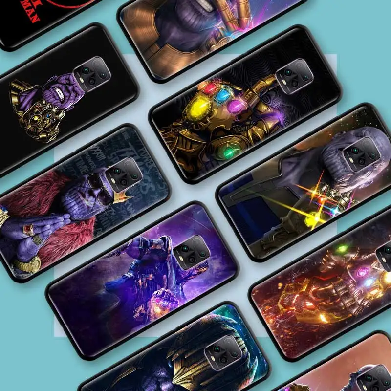 

Black Tpu Capa For Xiaomi Redmi Note 8 9S 8T 9 7 10X 5G K30 Pro Zoom 7A 8A K30i Coque Phone Cases Thanos Marvel