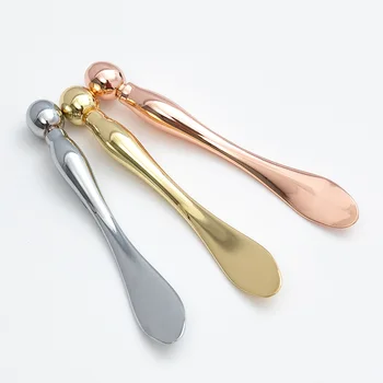 

Eye Cream Mixing Spatula Scoop Gold Alloy Metal Cosmetic Spatulas Facial Mask Spoon Anti Wrinkle Massage Sticks Makeup Tools