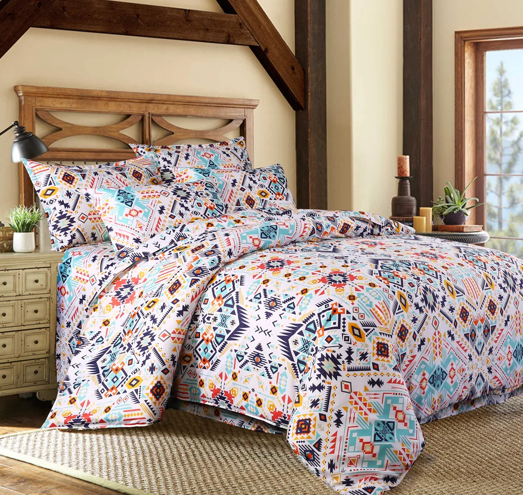 3d Bohemian Bedding Sets Boho Printed Mandala Duvet Cover Set with Pillowcase Queen Size Bedlinen Home Textile