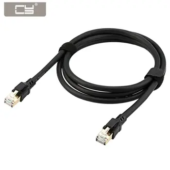 

NGFF RJ45 Cat8 Ethernet Network Lan Cable Patch Cord 25/40Gbps for Router Laptop
