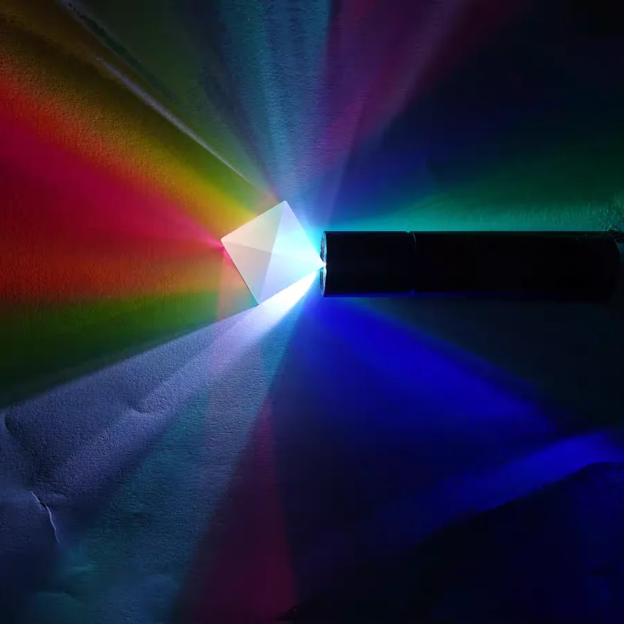 Cube Стекло 28*28*28 мм/1 1*1 1 * 1.1in Цветовая Призма K9 оптический куб для фотографии: 6