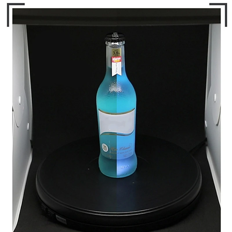 Фотостудия 360 градусов Электрический вращающийся светодиодный свет максимальная нагрузка 10 кг поворотный стол для фотографии аксессуар электрическая демонстрационная подставка