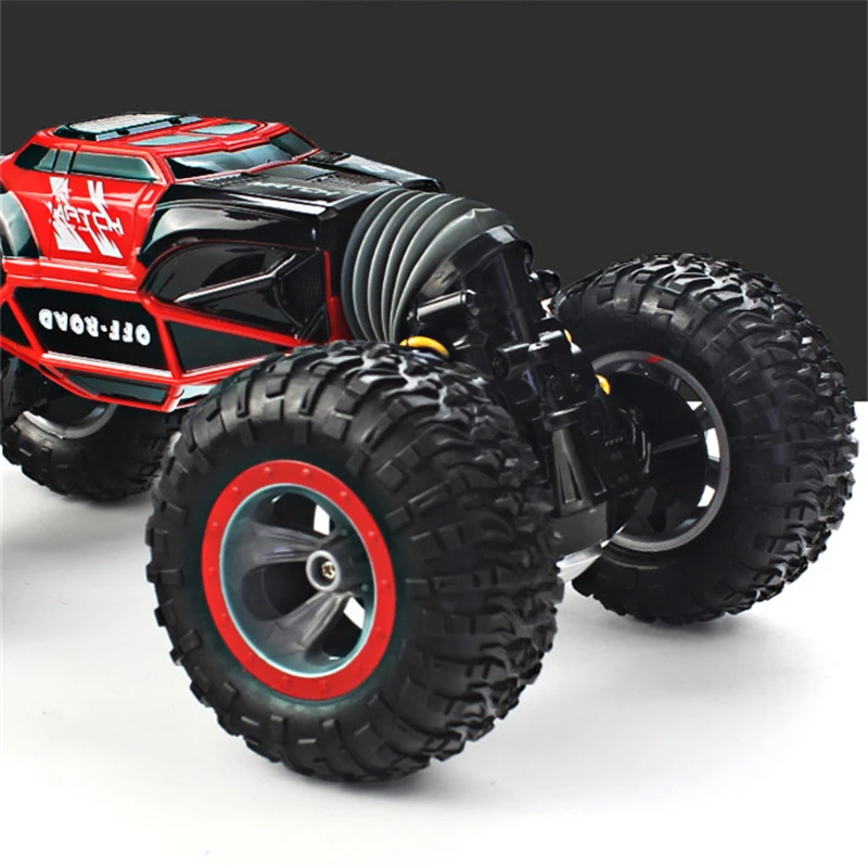 RC автомобиль дрейф внедорожные грузовики детские игрушки Вождение гоночный автомобиль модель двухсторонний трюк автомобиль детские подарки 2,4 ГГц 1/16 4 WD