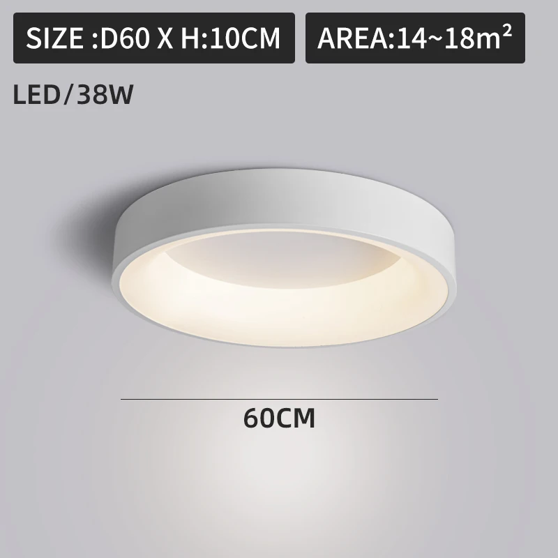 led ceiling lights for homes Led Ceiling Light Modern Nordic Round Lamp With Remote Control Surface Mounted Lighting Fixture Home Living Room Bedroom Study ceiling lights for hall Ceiling Lights