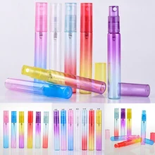 8 мл Мини Портативный Красочный стеклянный флакон для духов с пустой распылитель для парфюмерии косметические контейнеры для путешествий дозатор жидкости бутылка