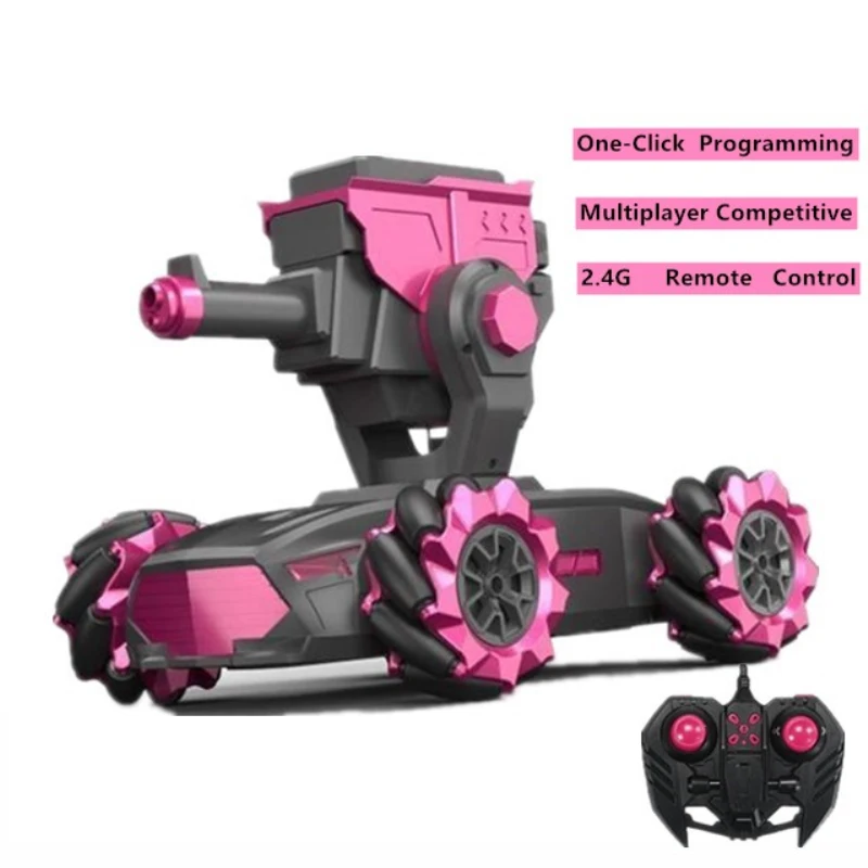 Remote Control Tank 13CH 2.4G Omnidirectional Drift Infrared Aiming Remove Magazine Water Bomb Strong Power MultiPlayer RC Toy 5