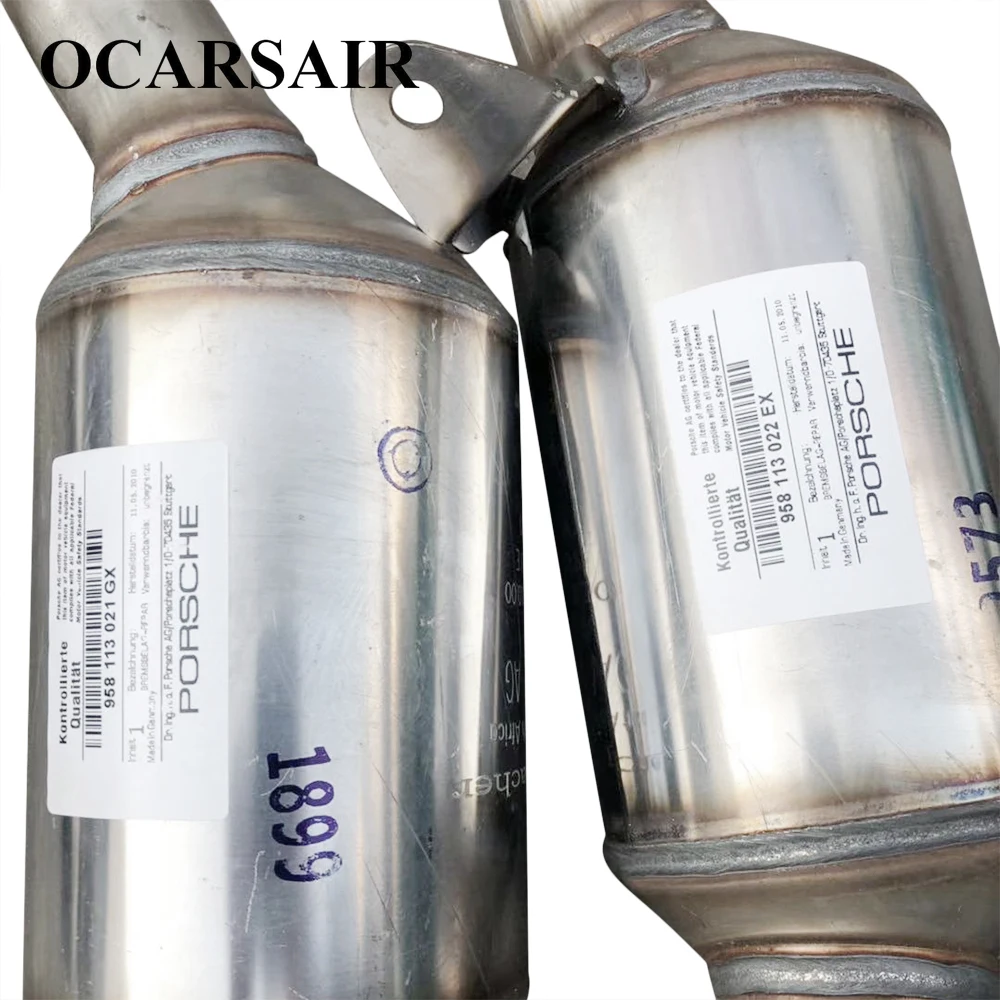 1 пара переднего каталитического преобразователя для Porsche Cayenne 3.6L V6 2011- Oem# 9958113021GX 95811302140 958113022EX 95811302240