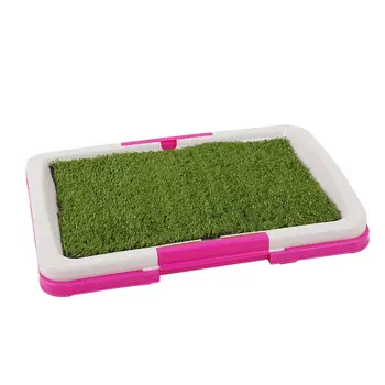 

Pet Tray Grass Mat Toilet Trainer Simulated Lawn Plastic Potty Pad Indoor Dog Urinary House Puppy Litter