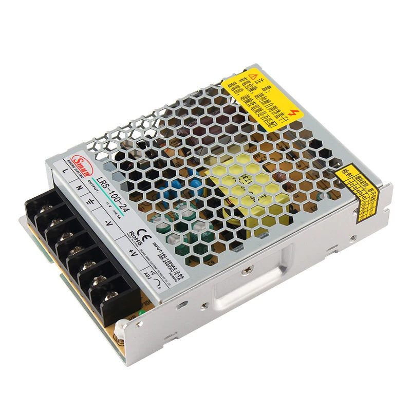 LRS-100 12V 24V 100W одиночный выход импульсный источник питания