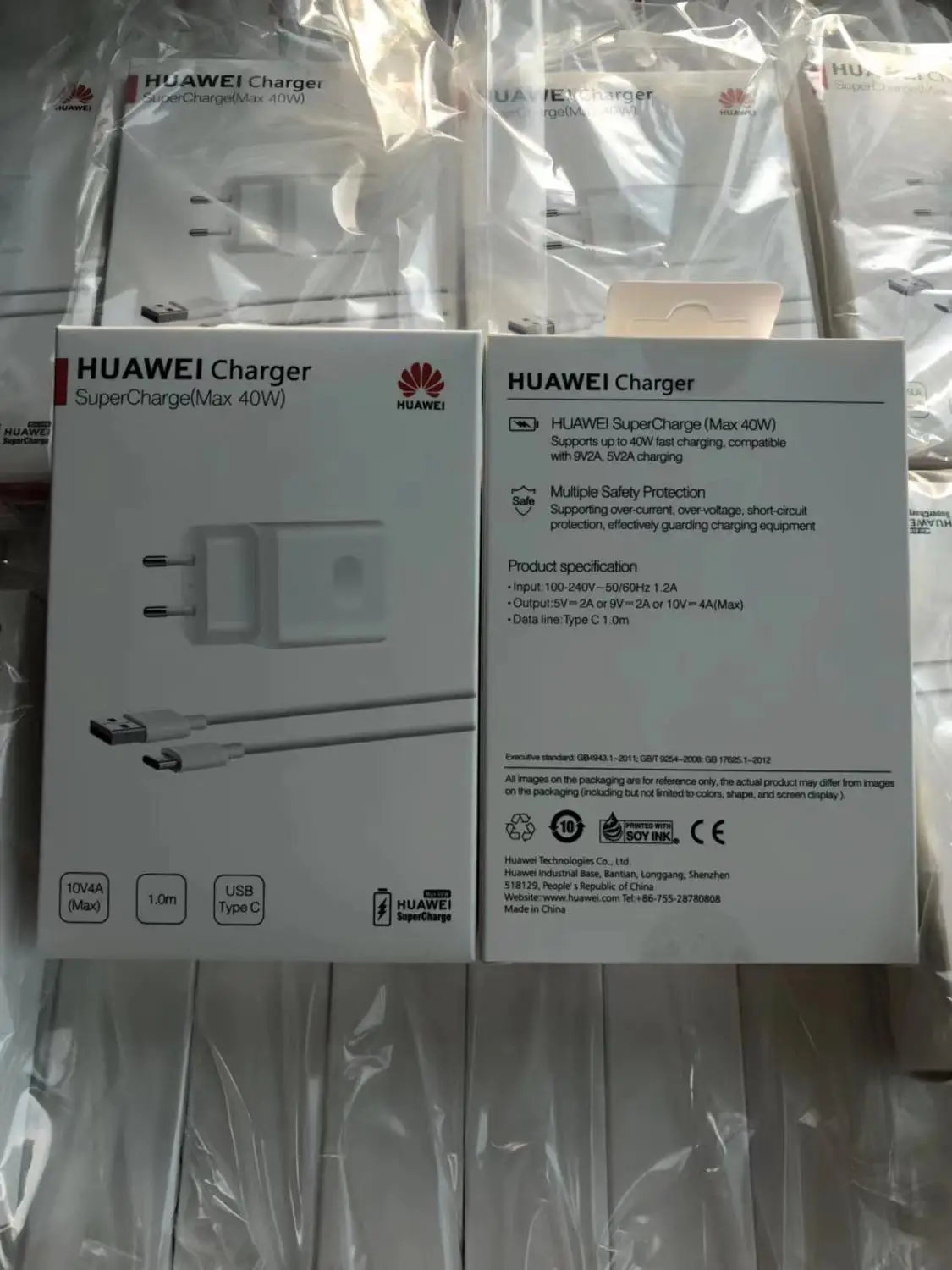 Беспроводное зарядное устройство HUAWEI SuperCharge 27 Вт CP61 HONOR AP61 Qi Standard tuv V для P40 Pro Mate 30