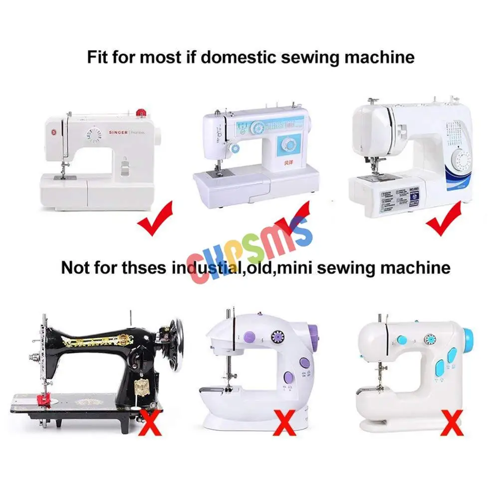 KP-19044 11 шт. прижимные лапки швейная машина набор бытовой DIY запасные части Аксессуары подходит для Brother Singer Janome Toyota