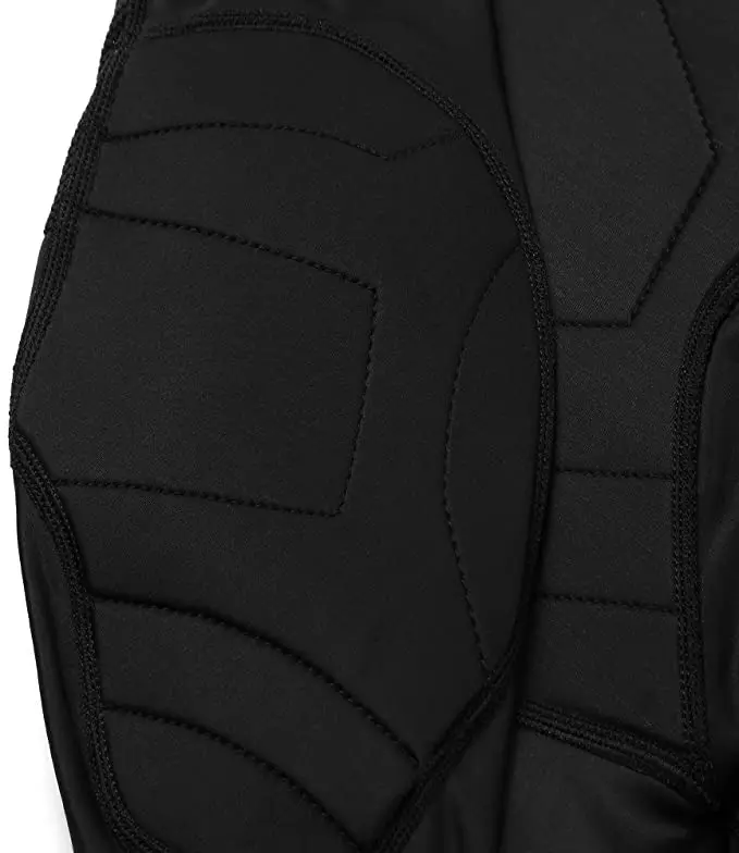 New Padded Compression Shirts Pants Shorts Chest Protector Heart Guard Sternum Protection for Soccer Paintball Football Clothes