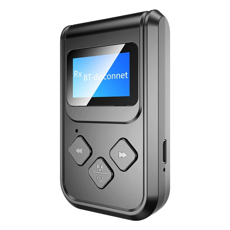 Bluetooth 5 0 Receiver Transmitter LCD Display Headphones Stereo TV PC Car o Wireless Adapter RCA 3 5mm Aux Jack