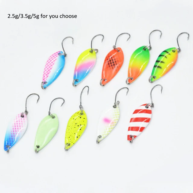 12pcs/lot Mini Metal Spoon Kit 2.5g/3.5g/5g Spoonbait Kit Lures