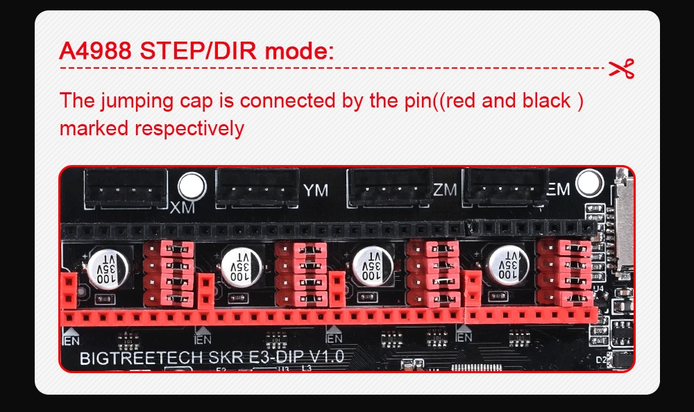 BIGTREETECH SKR E3 DIP плата контроллера 32 бит для Ender 3/5 части 3d принтера+ TMC2208 UART TMC2130 A4988 VS SKR V1.3 SKR MINI