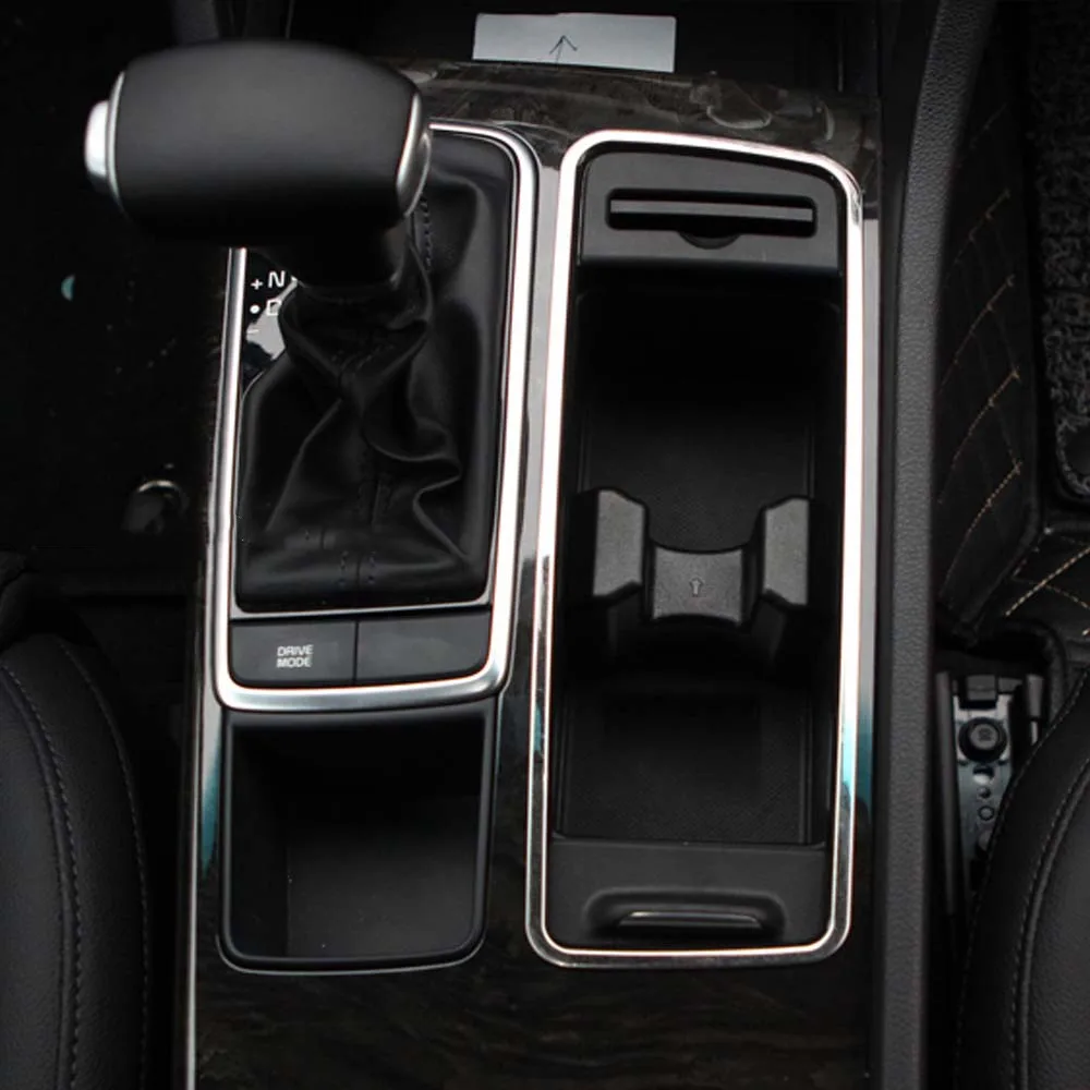 Автомобильная панель переключения передач коробка для хранения декоративная рамка Накладка для KIA K5 стайлинга автомобилей