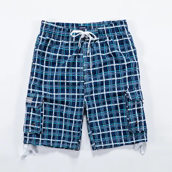 

Brand Summer Casual Shorts Men New Fit Plaid vailable Shorts Male Loose Elastic Waist Breathable Beach Shorts Mens Clothing 4XL