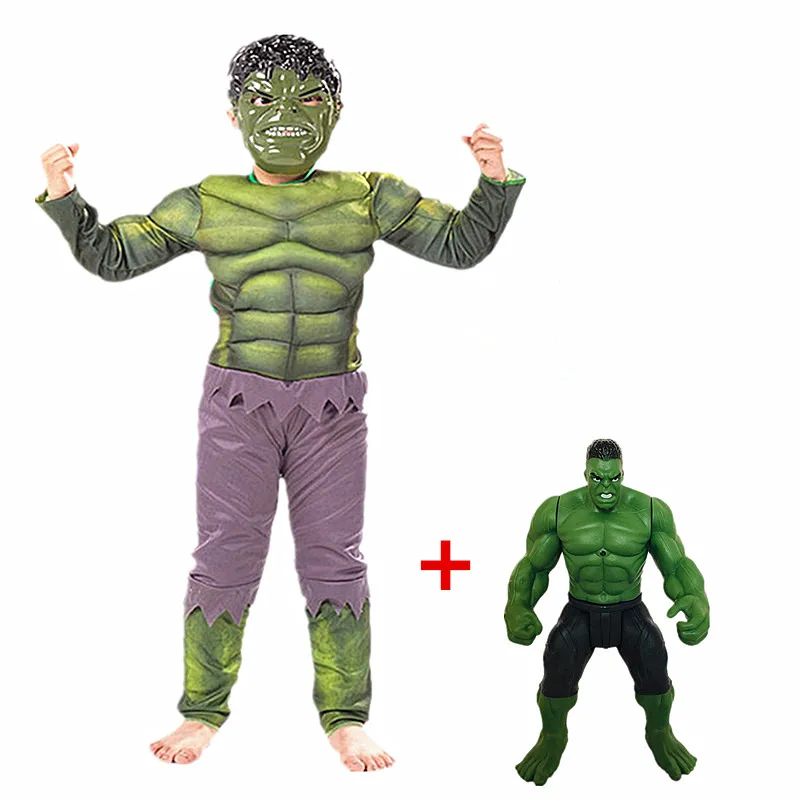 Child Hulk cosplay muscle clothing boys and girls Superhero cosplay