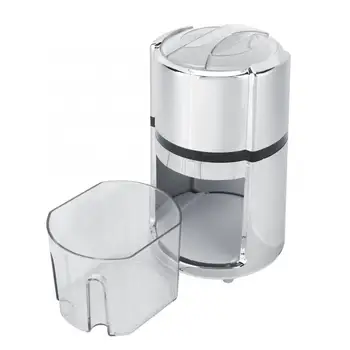 

Stainless Steel Round Shape Hand Crank Manual Ice Crusher Shaved Ice Machine Kitchen Tool Ice Maker