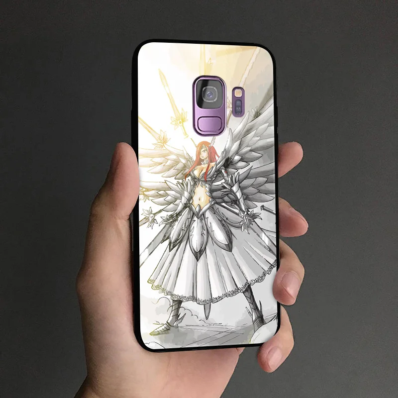 Fairy Tail Аниме «Нацу» Люси Эрза мягкий силиконовый стекло чехол для телефона в виде ракушки для samsung Galaxy S8 S9 S10e S10 Note 8, 9, 10, плюс - Цвет: FAIRYTAIL 5