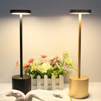 

LED 2 Modes Adjustable Desk Lamp Eye Protection Dimmer Rechargeable Reading Table Lamp