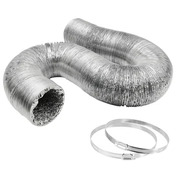

Air Ventilation Aluminum Foil Hose Greenhouse Air Conditioner Kitchen Ventilator Dryer Vent Telescopic Ducting Hose