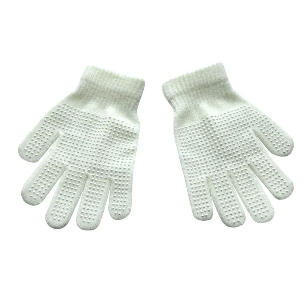 Зимние перчатки новые зимние теплые Волшебные растягивающиеся перчатки для рук Детские разноцветные вязаные перчатки Guantes 8W1
