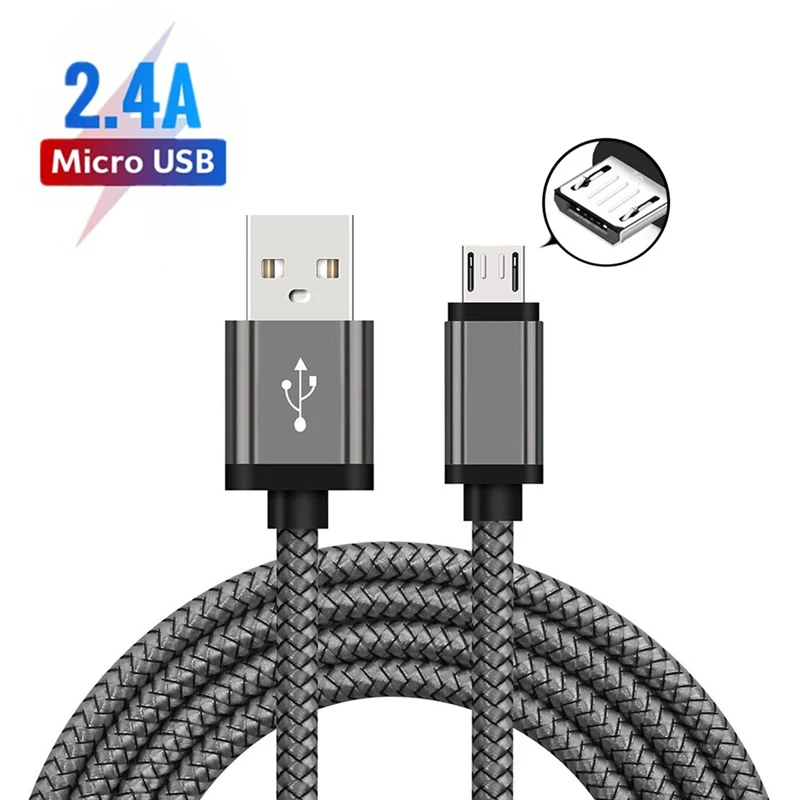 Micro USB Fast Charger Data Sync Cable Cord For Samsung Galaxy S7 A3 A5 A7 2016 2017 On3 On5 On7 C8 C7 C6 C5 Redmi Note 3 4 5 | Мобильные