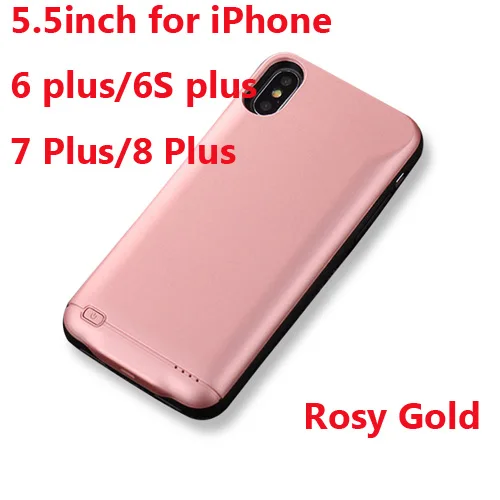 6P 6SP i7P i8P Rose Хит 10000 мАч чехол для зарядного устройства для iphone 6 6s 7 8 Plus внешний аккумулятор чехол для зарядки для iphone X XS Max XR 6 s Внешний Аккумулятор Чехол - Цвет: 6P 6SP i7P i8P Rose
