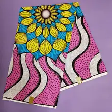 Mitex Печать Ткани Хлопчатобумажные для изготовления платьев юбки/африканские ткани Kitenge ткани африканская Pagne NAR-65