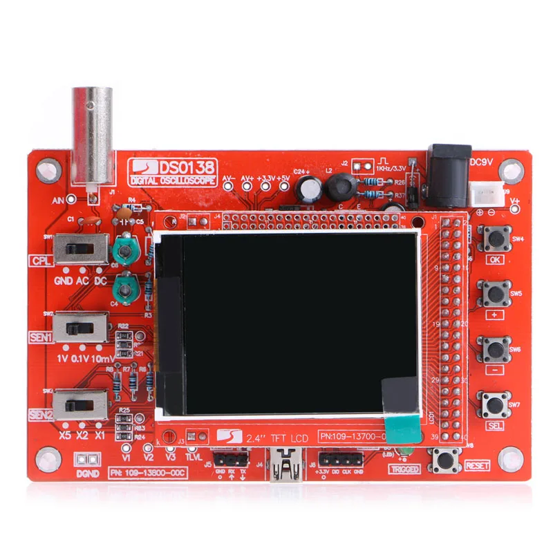 Акриловый DIY Прозрачный чехол для DSO138 2," цифровой осциллограф tft комплект Прямая поставка
