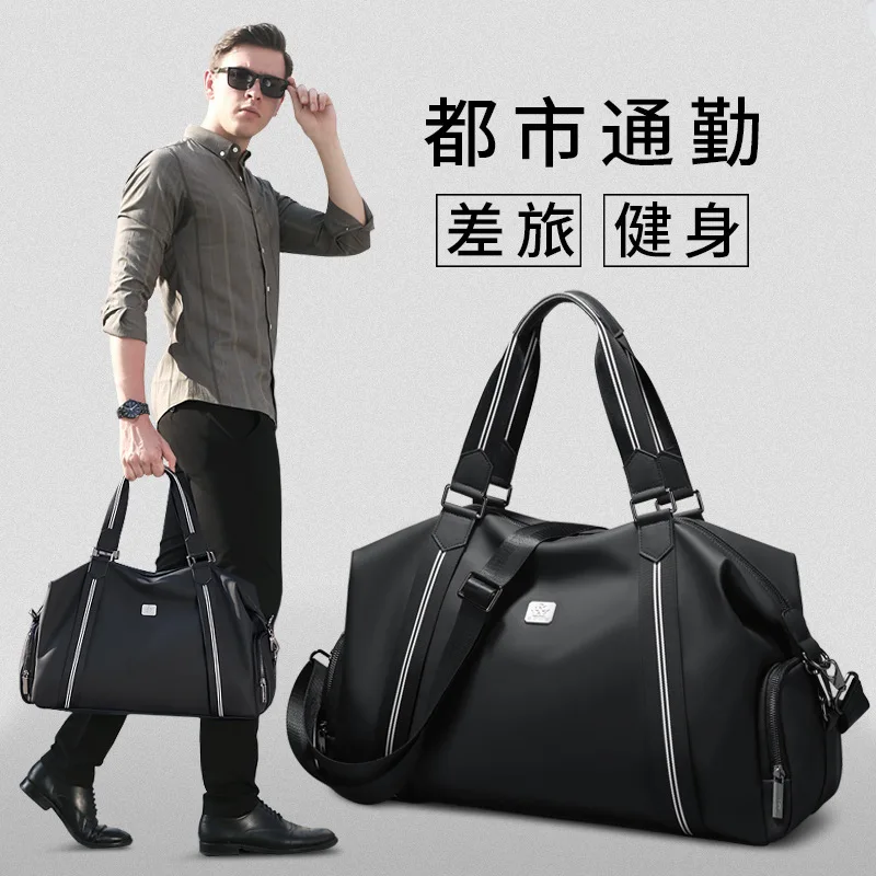 

ROWE Travel Bag Men's Lightweight Hand Short Trip Business Trip Travel Luggage Bag Large Capacity Shoulder Sports Fitness Bag