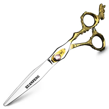 

7 Inch Professional Hairdressing Scissors Faucet Handle Cutting Scissors Barber Shop Japanese Stainless Steel Scissors
