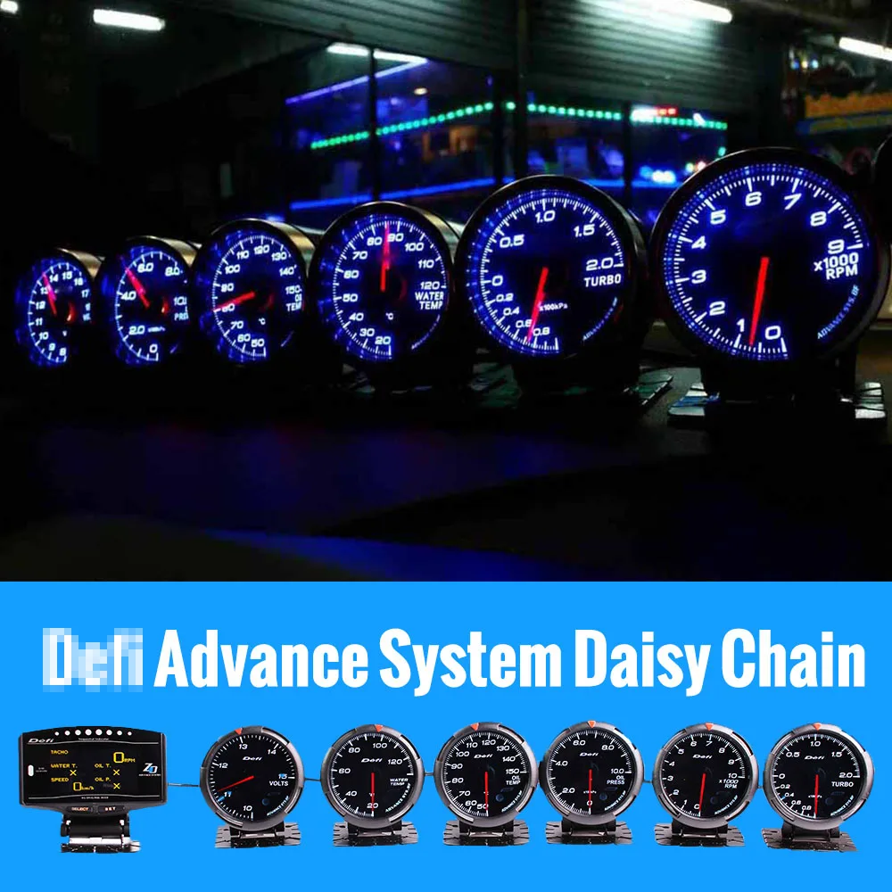 Defi Advance System Daisy Chain Auto Gauge Zd+6 Gauges Advance Bf Volt