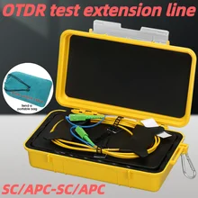 

SC/APC-SC/APC OTDR Optical Fiber Test Extension Line OTDR Launch Cable Dead Zone Eliminator Fiber Ring Single Mode 500M 1KM 2KM
