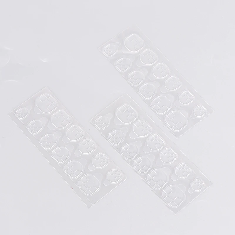 Transparent Double Side Adhesive Tapes Glue Sticker DIY Tips For Fake Nail Acrylic Manicure Gel Makeup Tool 120/240Pcs nail art tools nail glue nail glue tape