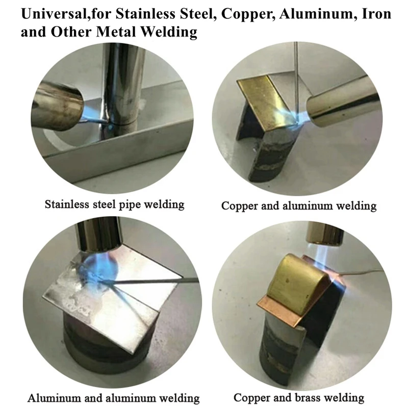 Universal Copper Aluminum Fux-cored Electrode Welding Rods Easy Melt Wire for Steel Copper Aluminum Iron Refrigerator Welding