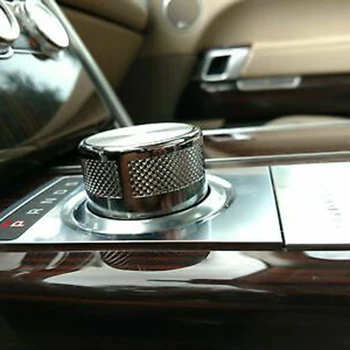 

Rotary Knob Cover Chrome For Range Rover L405 Decor Silver Aluminum Alloy