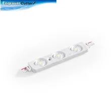 SMD 2835 водонепроницаемый светодиодный модуль(3 светодиодный чипа с алюминиевой печатной платой впрыска, белый светильник, 1 Вт, L71.5 x W13.5 x H6.7mm), DC12V