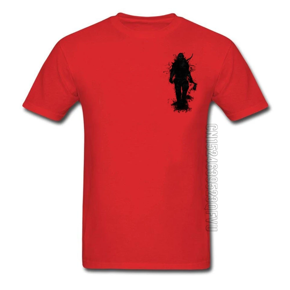 Футболка Apocalypse Hunter Swag Ink Father красные мужские Топы И Футболки с круглым вырезом из