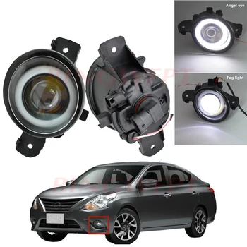 

2PCS Fog Lamp Assembly Super Bright LED Fog Light For Nissan Versa 2012-2015 For Nissan Almera 2 II Hatchback Saloon (N16) 01-06