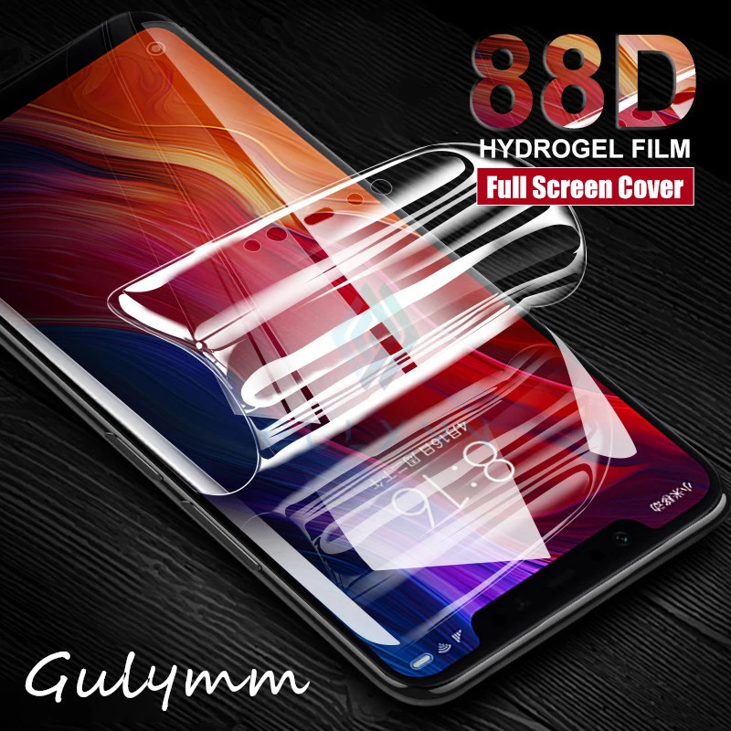 Гидрогелевая пленка для Xiaomi Mi 9 9T A3 Mix 3 Note 10 Lite Redmi 7 8 8T Pro 9S K30 K20|Защитные стёкла и