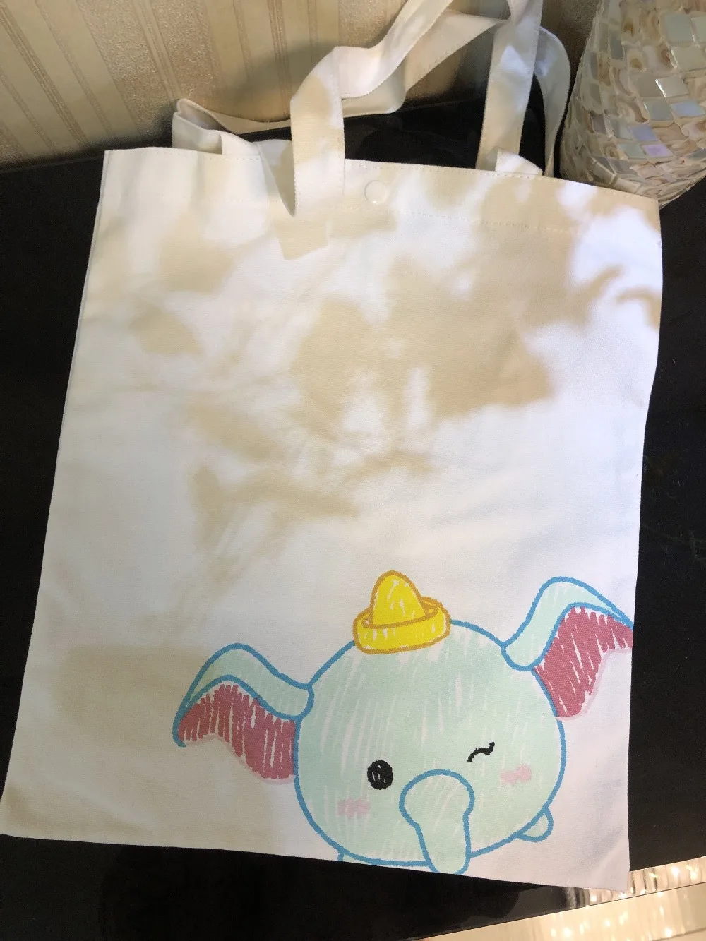 Echte 40cm Disney Frozen Olaf Mickey Minnie Mouse Stitch Dumbo Canvas tas boodschappentas Kinderen Kerst Verjaardag speelgoed