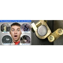 1 пара разъема автомобильной батареи 6 V-12 V быстросъемный зажим батареи