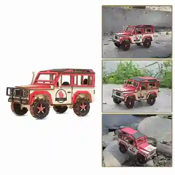 

3d Three-dimensional Wooden Puzzle Toy Children's Educational Puzzle Wooden Assembled Military Car Model Adult Children's Crafts