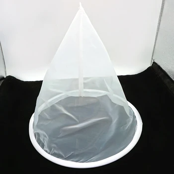 

Filter Practical White Cone Shape Durable Fiber Single Layer Nylon Apiary Equipment Mesh Honey Strainer Net Purifier