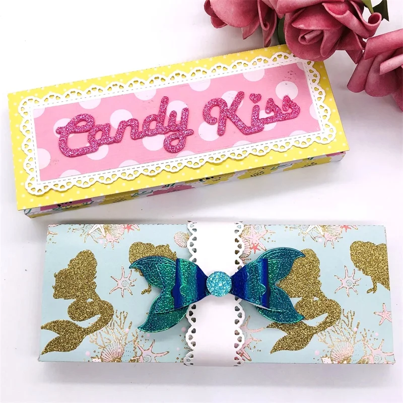 KSCRAFT Chocalate Bar Candy Box металлические штампы трафареты для сделай сам Скрапбукинг