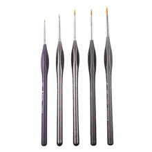 New-5Pcs товары для рукоделия, кисти для художников из норки, миниатюрные кисти для рисования акварельным маслом